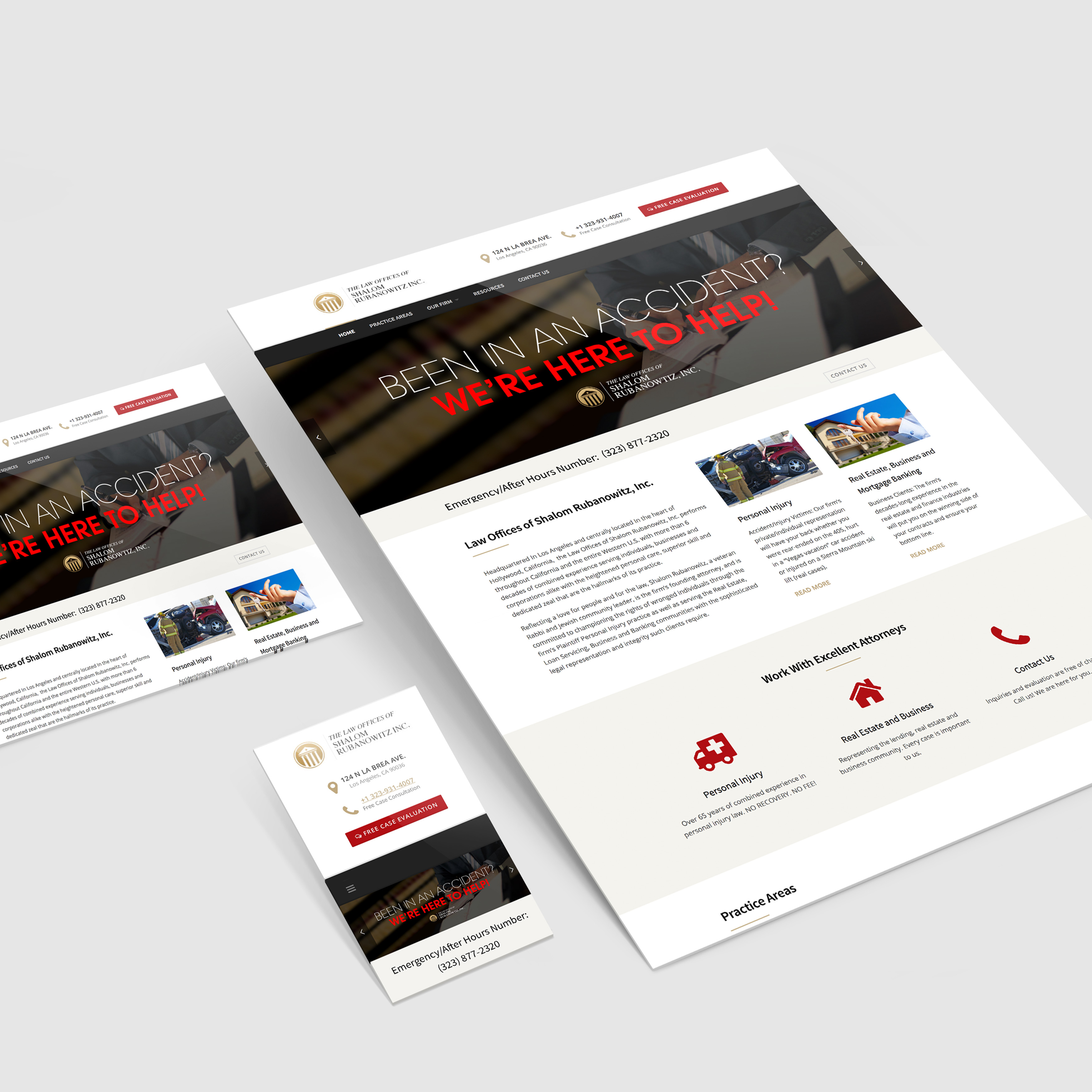 Professional Website for Lawyer
